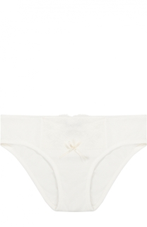 Трусы-слиперы с кружевной отделкой и бантом La Perla