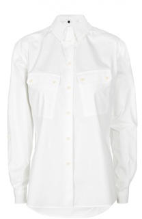 Приталенная блуза с накладными карманами Belstaff
