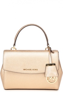 Сумка Ava Extra-Small из металлизированной кожи MICHAEL Michael Kors