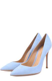 Замшевые туфли Gianvito 105 на шпильке Gianvito Rossi