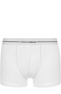 Хлопковые боксеры с широкой резинкой Dolce &amp; Gabbana