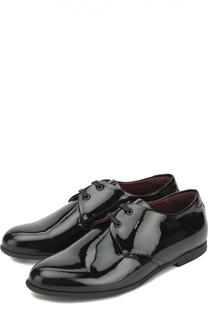 Лаковые туфли на шнуровке Dolce &amp; Gabbana