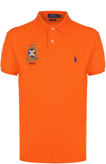 Хлопковое поло с короткими рукавами Polo Ralph Lauren