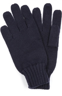 Шерстяные перчатки с вышивкой Polo Ralph Lauren
