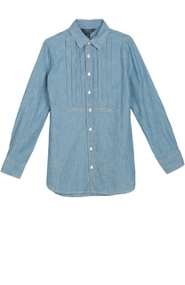 Джинсовая блуза с планкой Polo Ralph Lauren