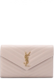 Сумка Monogram Envelope из стеганой кожи Saint Laurent