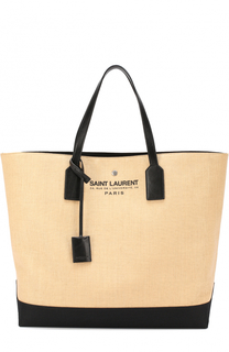 Текстильная сумка с логотипом бренда Saint Laurent