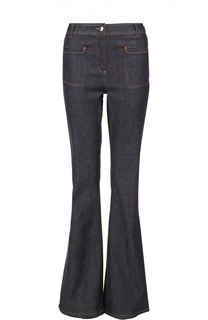 Расклешенные джинсы с контрастной прострочкой Carven