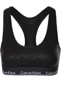 Бралетт с логотипом бренда Calvin Klein