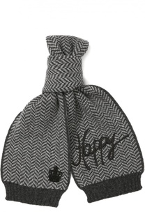 Шерстяной шарф с вышивкой Dolce &amp; Gabbana