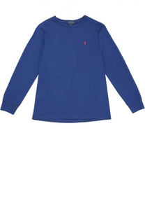 Хлопковый лонгслив с круглым вырезом Polo Ralph Lauren