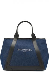 Сумка Navy Cabas M из денима Balenciaga