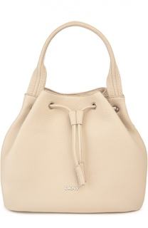 Кожаная сумка с одной ручкой DKNY