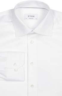 Полуприталенная сорочка с воротником кент Eton