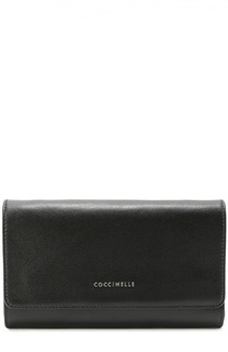 Клатч из сафьяновой кожи Coccinelle