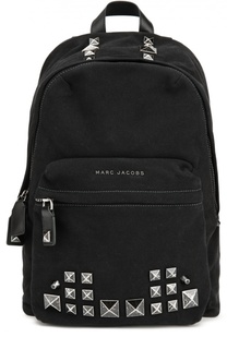 Рюкзак Canvas с металлическими шипами Marc Jacobs