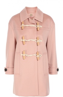 Кашемировое пальто свободного кроя с укороченным рукавом Burberry
