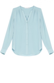 Блуза прямого кроя с V-образным вырезом HUGO