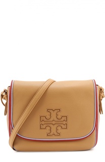 Сумка Harper Stripe Messenger с контрастной отделкой Tory Burch