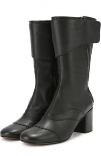 Кожаные сапоги Lexie с фигурными вставками Chloé