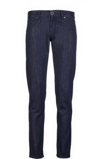 Прямые джинсы с логотипом бренда Giorgio Armani