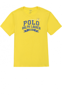 Футболка джерси с принтом Polo Ralph Lauren