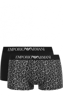 Комплект из двух хлопковых боксеров Emporio Armani