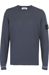 Хлопковый джемпер с необработанными краями Stone Island