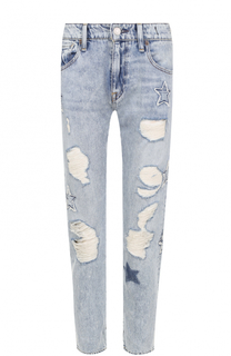 Укороченные джинсы прямого кроя с потертостями Denim&amp;Supply by Ralph Lauren