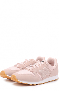 Замшевые кроссовки 373 с текстильной вставкой New Balance