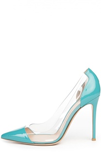 Лаковые туфли Plexi на шпильке Gianvito Rossi