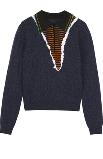 Пуловер прямого кроя с отложным воротником Maison Margiela