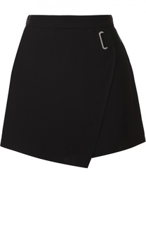 Короткая юбка-шорты с поясом Carven