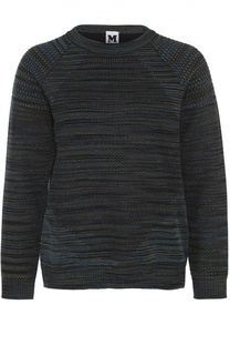 Пуловер прямого кроя с круглым вырезом M Missoni