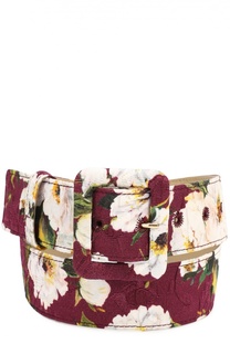 Ремень с цветочным принтом Dolce &amp; Gabbana