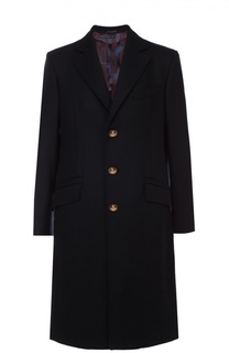 Однобортное пальто из смеси шерсти и кашемира Vivienne Westwood