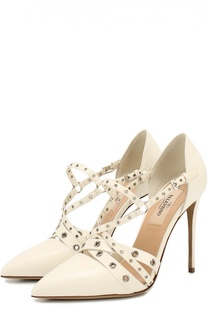 Кожаные туфли Love Latch с ремешками Valentino