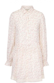 Платье-рубашка с цветочным принтом и кружевной отделкой Denim&amp;Supply by Ralph Lauren
