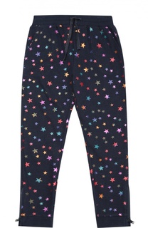 Спортивные брюки с аппликациями в виде звезд Stella McCartney