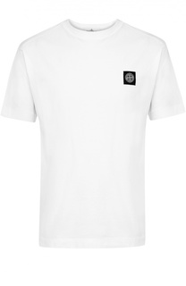 Хлопковая футболка с круглым вырезом Stone Island