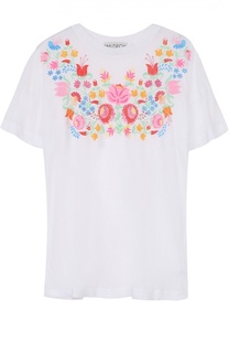 Удлиненная футболка прямого кроя с цветочным принтом Wildfox