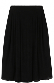 Вязаная юбка-миди с широким поясом Giorgio Armani
