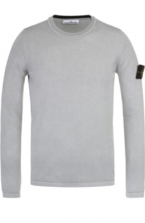 Хлопковый джемпер тонкой вязки Stone Island
