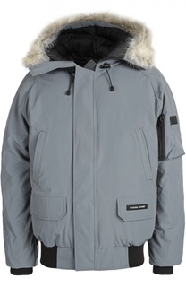 Пуховый бомбер Chilliwack с капюшоном Canada Goose
