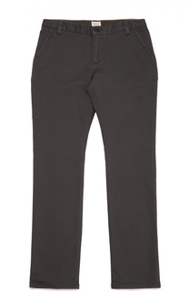 Хлопковые брюки прямого кроя Giorgio Armani
