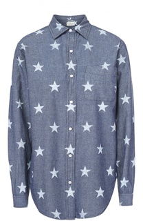 Джинсовая блуза прямого кроя с принтом в виде звезд Denim&amp;Supply by Ralph Lauren