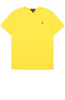 Футболка джерси с логотипом бренда Polo Ralph Lauren
