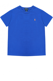 Футболка джерси с логотипом бренда Polo Ralph Lauren