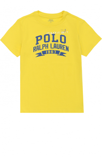 Футболка джерси с принтом Polo Ralph Lauren