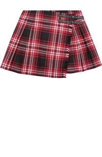 Юбка в клетку из шерсти Burberry